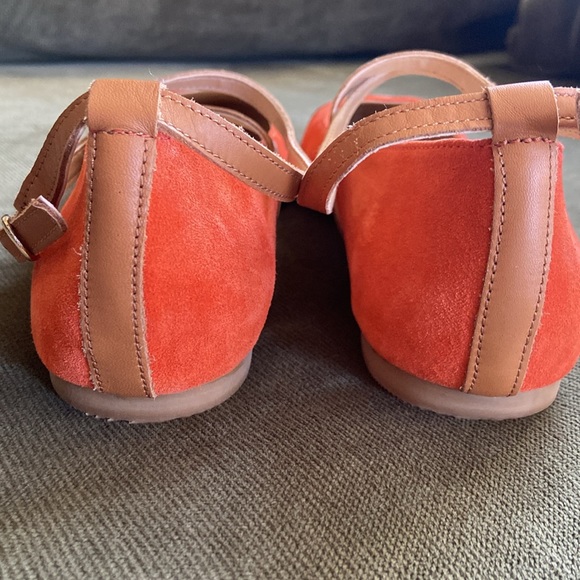 Anthropologie Seychelles Just The Beginning Colorblock Flats Women's Size 10 - Picture 8 of 11